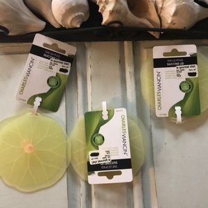 Charles viancin 4 inch silicone lids NWT